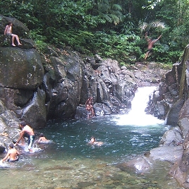 Chaudiere Pool, Hampstead River, NE Dominica