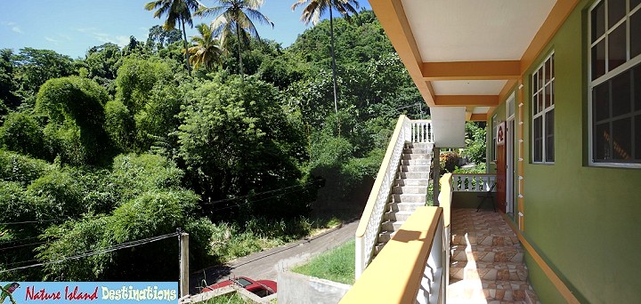 Leopold Apartment balcony view north east