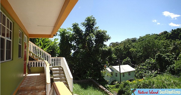 Leopold Apartment balcony view north west