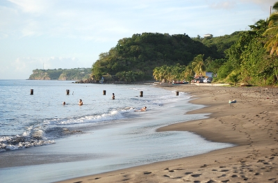 Mero Beach in the late
                                        afternoon